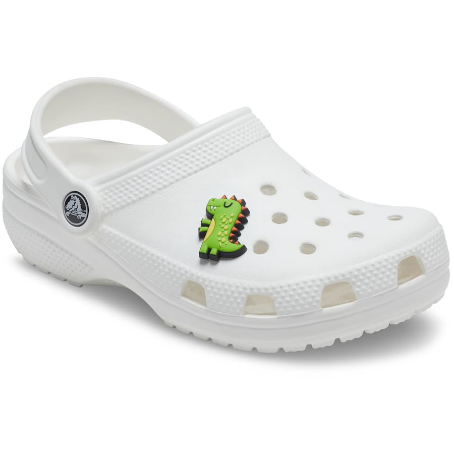 Women / Men Crocs - Green Dino Jibbitz Shoe Charm
