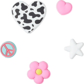 Crocs Girly Icon 5 Pack Jibbitz™ charms Women|Men|Jibbitz™ Charms