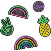 Crocs Lights Up Fun 5 Pack Jibbitz Shoe Charm Women|Men|Jibbitz™ Charms