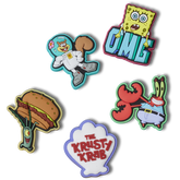 Crocs SpongeBob 5 Pack Jibbitz™ charms Women|Men|Kids|Jibbitz™ Charms