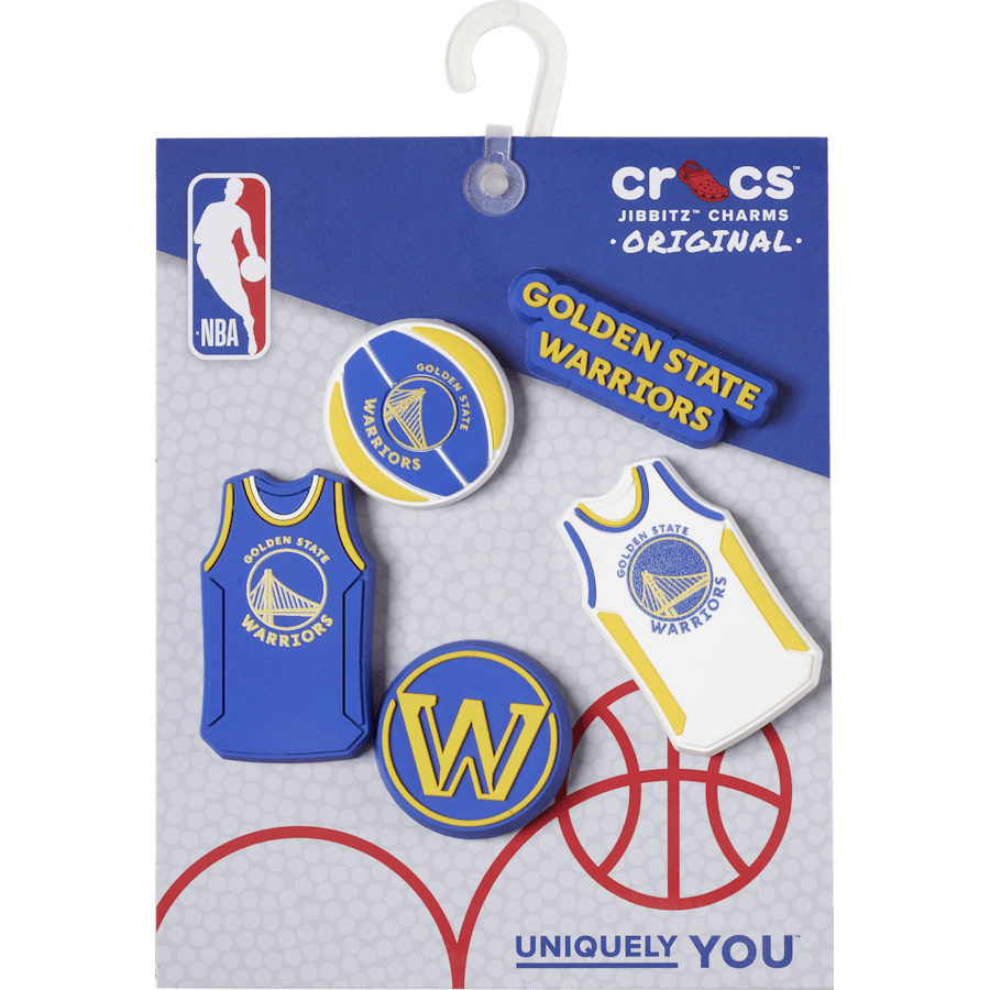 Women / Men Crocs - NBA Golden State Warriors 5 Pack Jibbitz™ charms