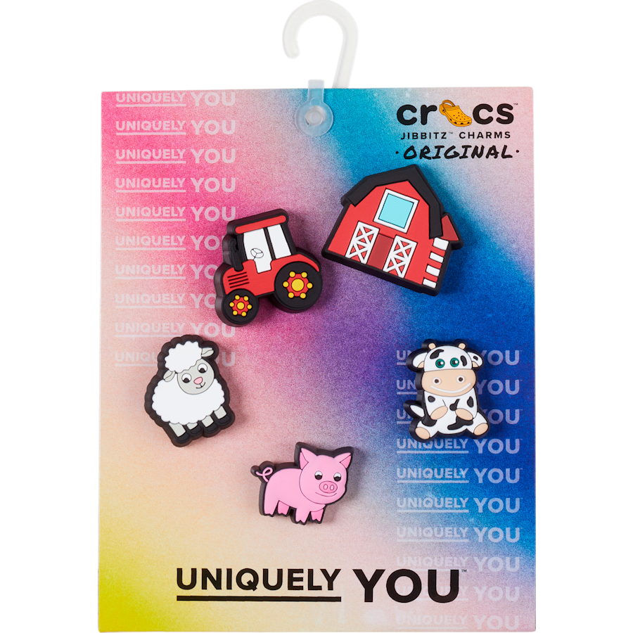 Women / Men / Kids Crocs - Cutesey Farm Animal 5 Pack Jibbitz Shoe Charm