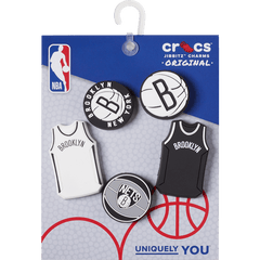 Crocs NBA Brooklyn Nets 5 Pack Jibbitz™ charms Women|Men|Jibbitz™ Charms