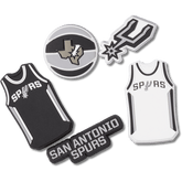 Crocs NBA San Antonio Spurs 5 Pack Jibbitz™ charms Women|Men|Jibbitz™ Charms
