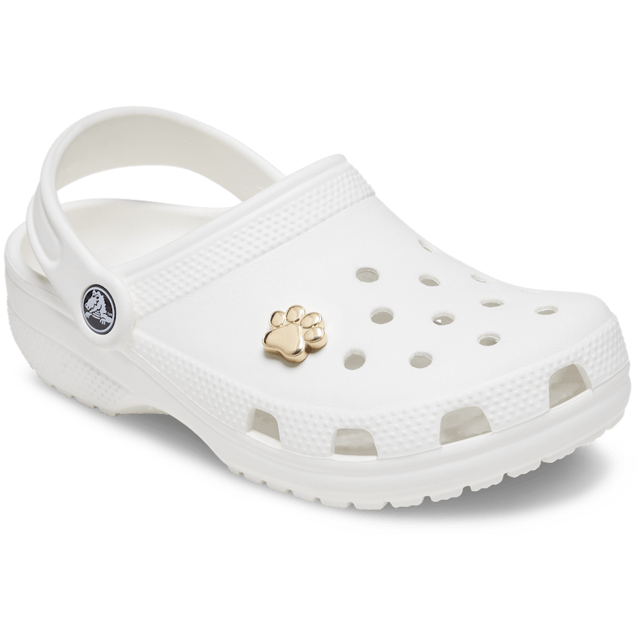 Women / Men Crocs - Gold Dog Paw Jibbitz™ charms