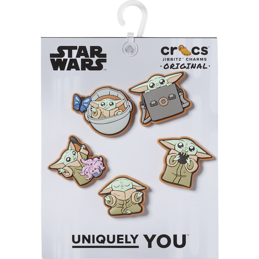 Women / Men / Kids Crocs - Grogu 5 Pack Jibbitz™ charms