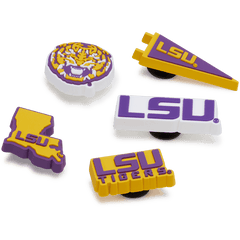 Crocs LSU 5 Pack Jibbitz™ charms Women|Men|Jibbitz™ Charms