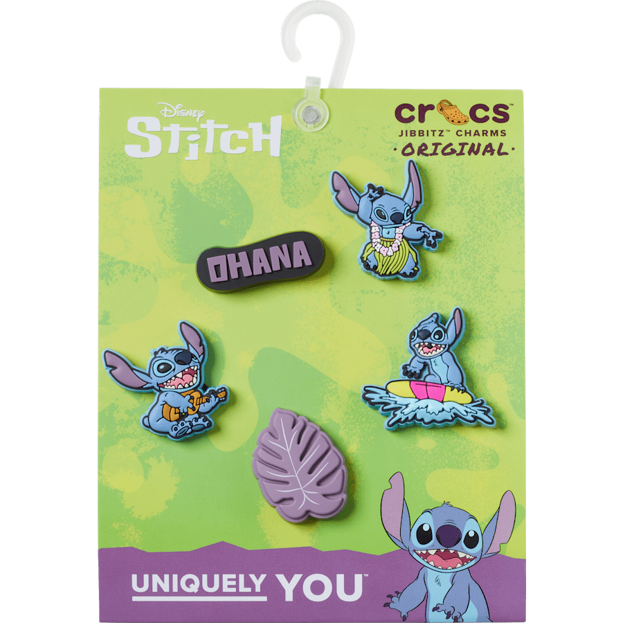 Women / Men / Kids Crocs - Stitch Tropical 5 Pack Jibbitz™ charms
