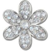 Crocs Silver Mnchrm Daisy 1 Jibbitz™ charms Women|Men|Jibbitz™ Charms