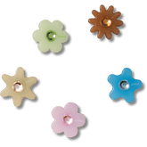 Crocs Enlighten Flower 5 Pack Jibbitz™ charms Women|Men|Jibbitz™ Charms