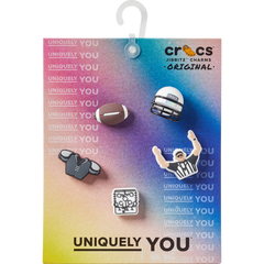 Crocs Football Team 5 Pack Jibbitz™ charms Women|Men|Jibbitz™ Charms