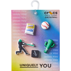 Crocs Baseball Team 5 Pack Jibbitz™ charms Women|Men|Jibbitz™ Charms