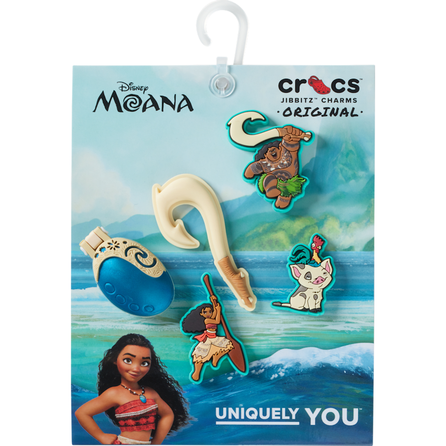 Women / Men / Kids Crocs - Disney Moana 5 Pack Jibbitz™ charms