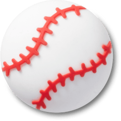 Crocs Textured Baseball Jibbitz™ charms Women|Men|Jibbitz™ Charms