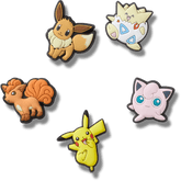 Crocs Pokemon Character 5 Pck Jibbitz™ charms Women|Men|Jibbitz™ Charms
