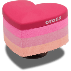 Crocs Stacked Pink Heart Jibbitz™ charms Women|Men|Jibbitz™ Charms