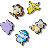 Crocs Pokemon Variety 5 Pck Jibbitz™ charms Women|Men|Kids|Jibbitz™ Charms