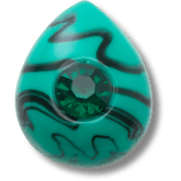 Crocs Emerald May Birthstone Collection Jibbitz™ charms Women|Men|Jibbitz™ Charms