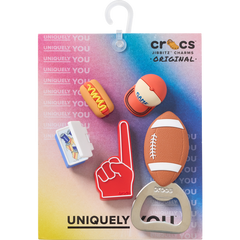 Crocs Tailgate 5 Pack Jibbitz™ charms Women|Men|Jibbitz™ Charms