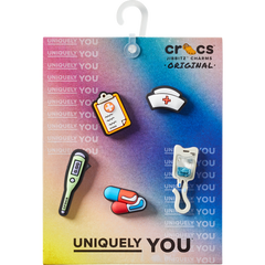 Crocs Healthcare 5 Pack Jibbitz™ charms Women|Men|Jibbitz™ Charms|Crocs at Work™