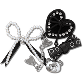 Crocs Indie Luxe Silver 5 Pack Jibbitz™ charms Women|Men|Jibbitz™ Charms