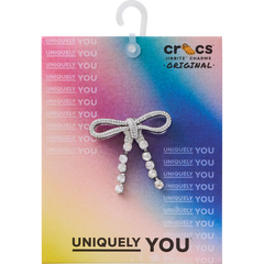 Crocs Silver Gem Bow Jibbitz™ charms Women|Men|Jibbitz™ Charms