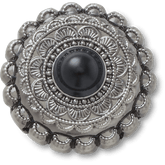 Crocs Silver and Black Emblem Jibbitz™ charms Women|Men|Jibbitz™ Charms