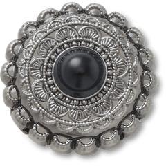 Crocs Silver and Black Emblem Jibbitz™ charms Women|Men|Jibbitz™ Charms