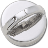 Crocs Silver Interchangeable Stud Jibbitz™ charms Women|Men