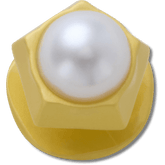 Crocs Gold Pentagon Pearl Jibbitz™ charms Women|Men|Jibbitz™ Charms