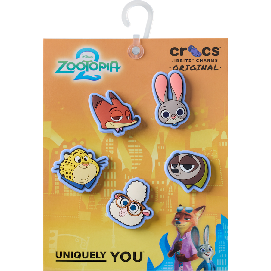 Women / Men / Kids Crocs - b'Disney Zootopia 2 5 Pack Jibbitz Shoe Charm'
