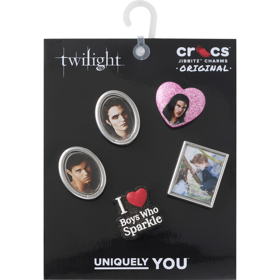 Women / Men / Kids Crocs - The Twilight Saga 5 Pack Jibbitz Shoe Charm