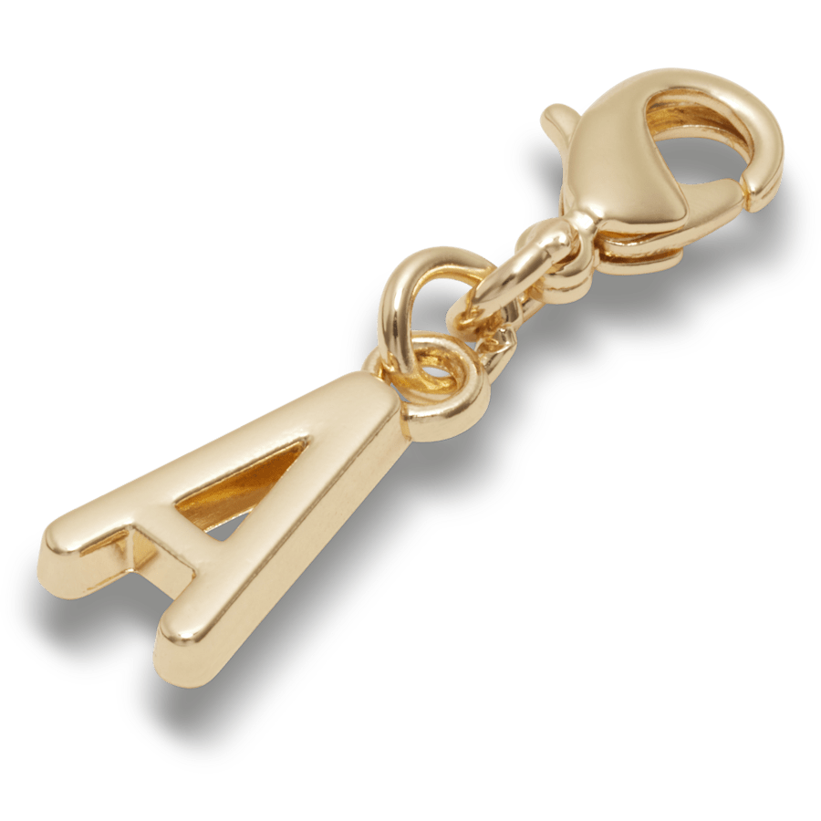 Women / Men / Kids Crocs - Gold Letter A Charm Jibbitz™ charms