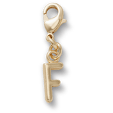 Crocs Gold Letter F Charm Jibbitz™ charms Women|Men|Kids|Jibbitz™ Charms