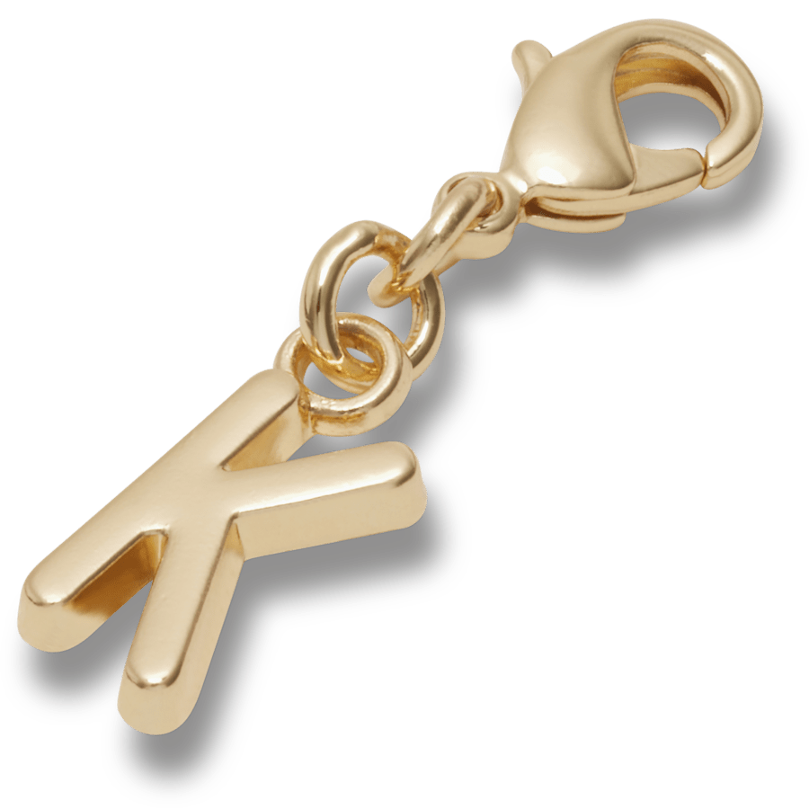 Women / Men / Kids Crocs - Gold Letter K Charm Jibbitz™ charms