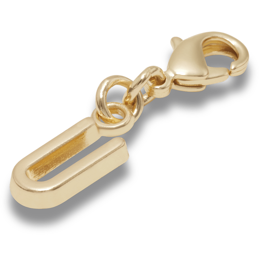 Women / Men / Kids Crocs - Gold Letter U Charm Jibbitz™ charms