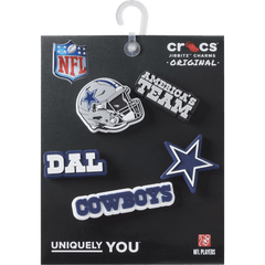 Crocs NFL Dallas Cowboys 5 Pack Jibbitz Shoe Charm Women|Men|Jibbitz™ Charms
