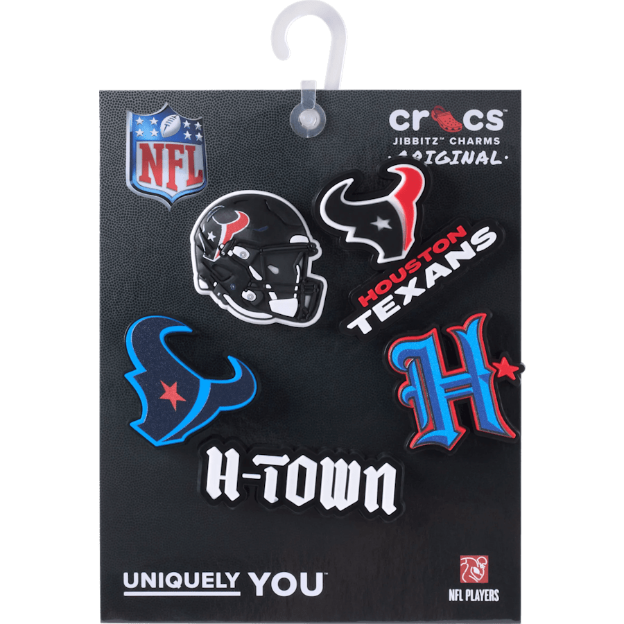 Women / Men Crocs - NFL Houston Texans 5 Pack Jibbitz Shoe Charm