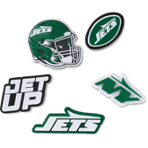 Crocs NFL New York Jets 5 Pack Jibbitz Shoe Charm Women|Men|Jibbitz™ Charms
