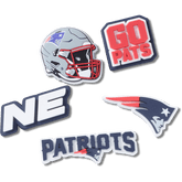 Crocs NFL New England Patriots 5 Pack Jibbitz Shoe Charm Women|Men|Jibbitz™ Charms