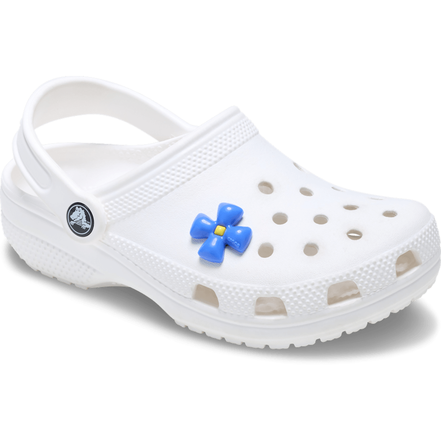 Women / Men Crocs - Puffy Blue Flower Jibbitz™ charms