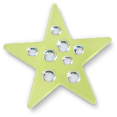 Crocs Green Gem Star Jibbitz™ charms Women|Men