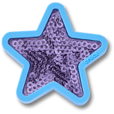 Crocs Purple Sequin Star Jibbitz™ charms Women|Men