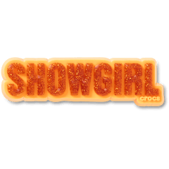 Crocs Orange Glitter Sign Jibbitz™ charms Women|Men|Jibbitz™ Charms