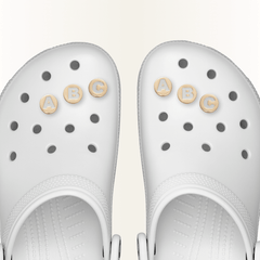 Crocs Gold Letter A-Z Jibbitz Shoe Charm Women|Men|Jibbitz™ Charms