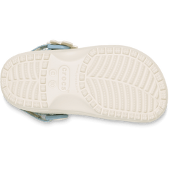 Crocs Toddler Classic Denim Flower Adjustable Backstrap Clog Kids