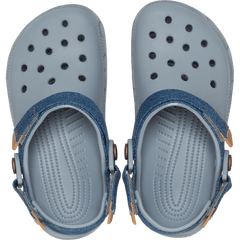 Crocs Kids' Classic Denim Adjustable Backstrap Clog Kids