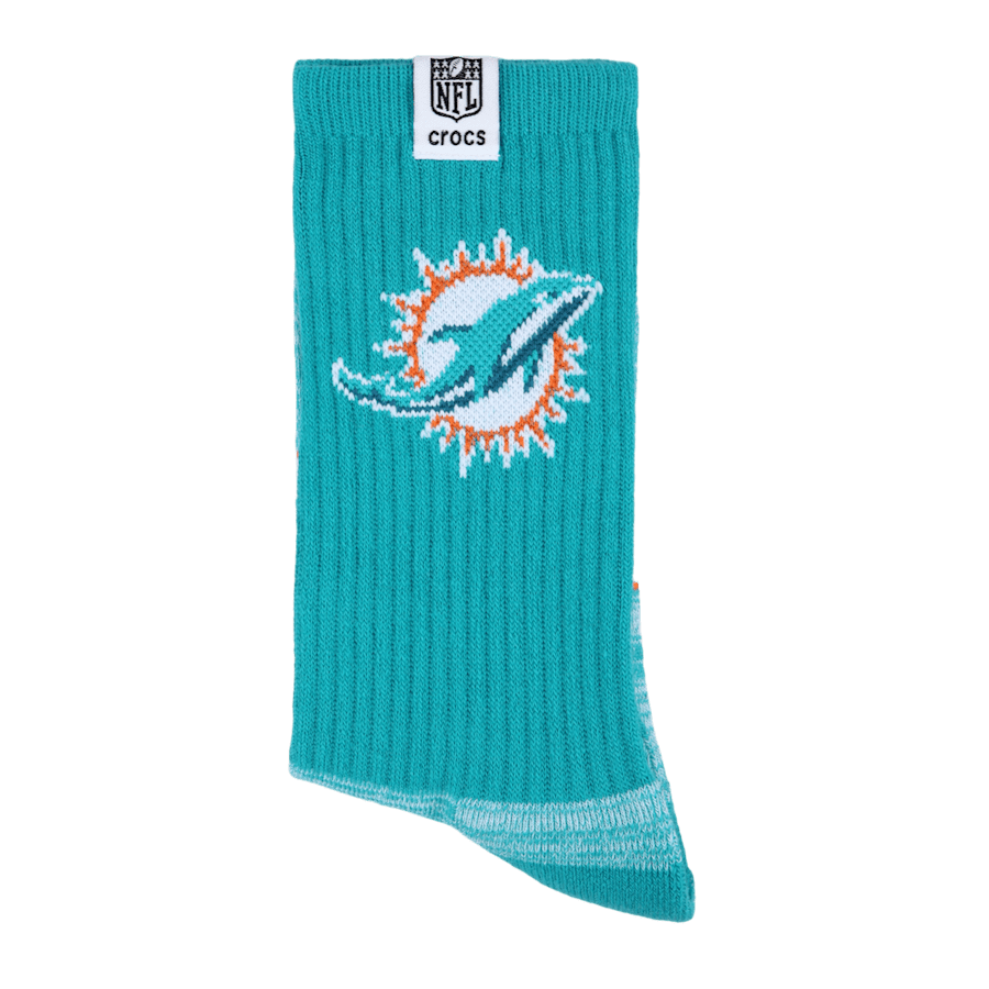 Men Crocs - NFL Miami Dolphins Crocs Socks