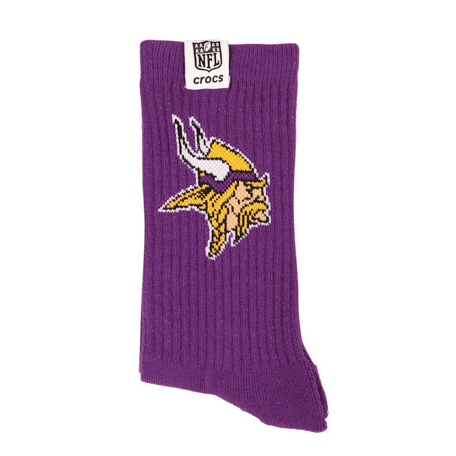 Men Crocs - NFL Minnesota Vikings Crocs Socks