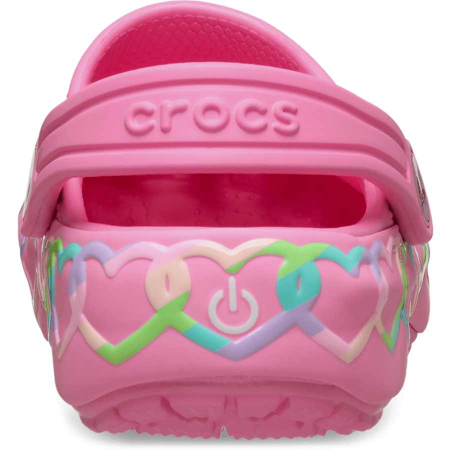 Kids Crocs - Toddler Classic Heart Lights Clog